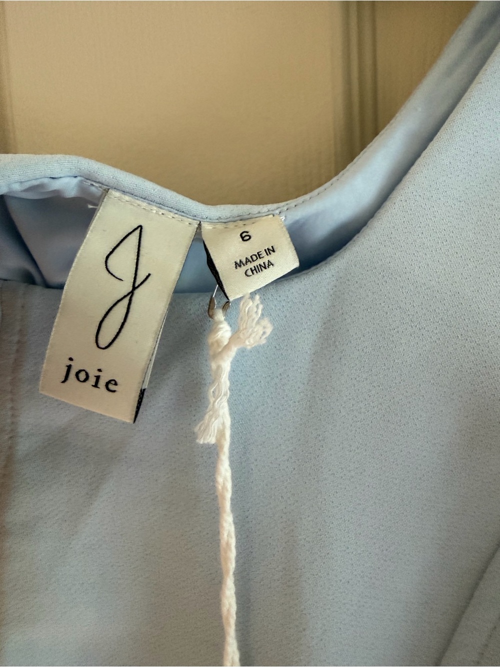 Joie Pale Blue Sleeveless Scoop Neck Midi Dress - Picture 3 of 4